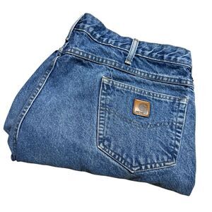 Carhartt 100% Cotton Work Pants Denim Jeans 40 x 30
